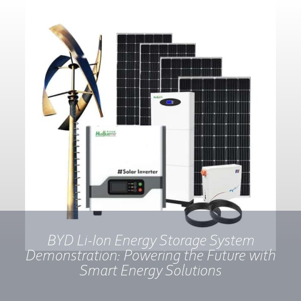 BYD Li-Ion Energy Storage System Demonstration: Powering the Future with Smart Energy Solutions